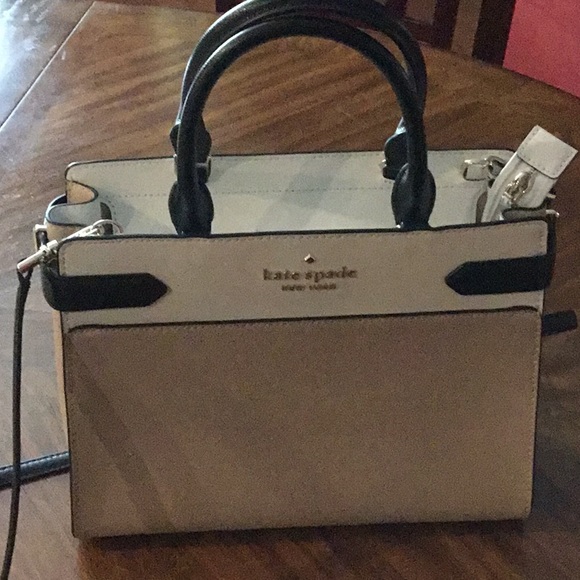 Kate Spade New York Staci Medium Saffiano Leather Satchel Purse - Picture 9 of 10